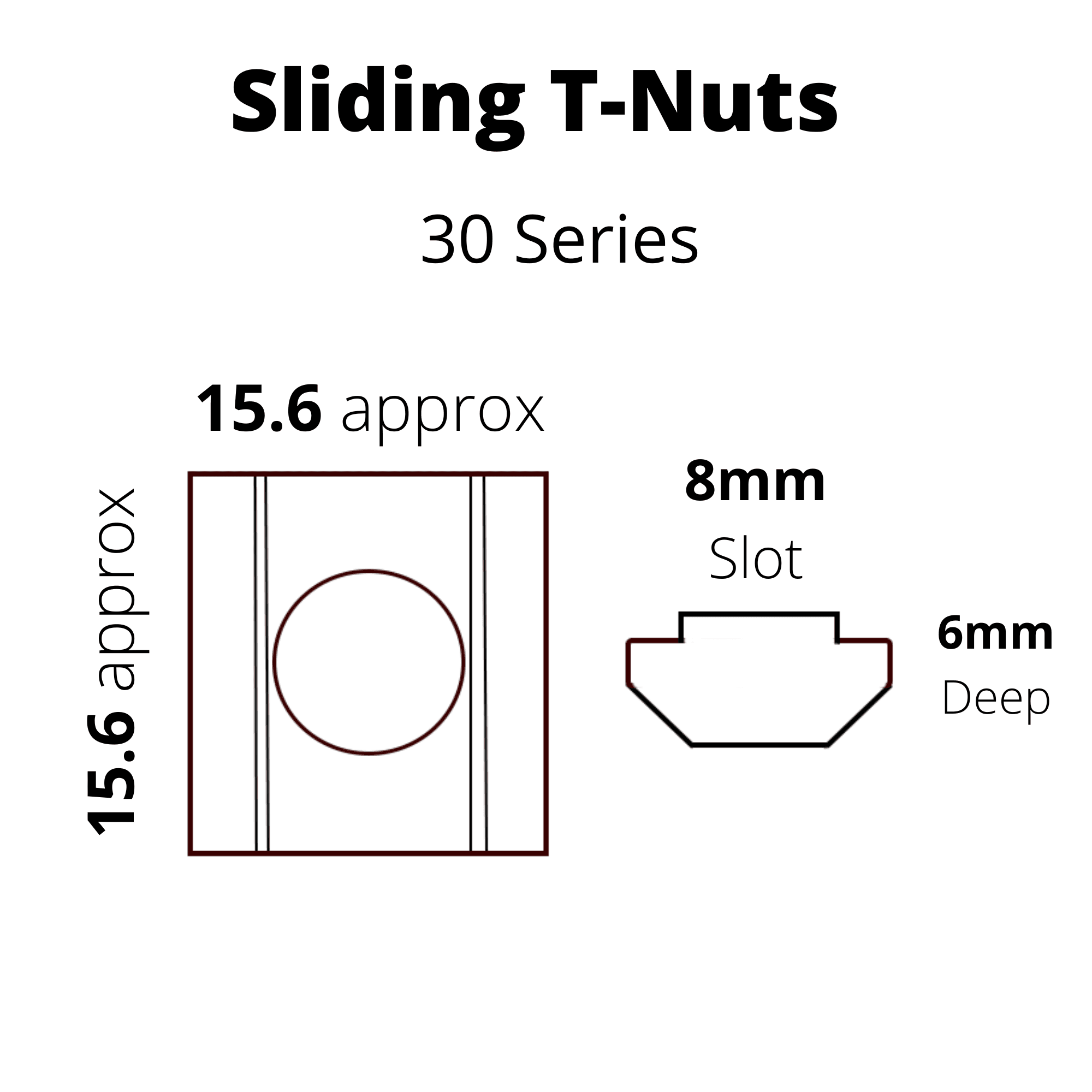 Sliding T-nuts — GS-AP-001 — thumbnail 3