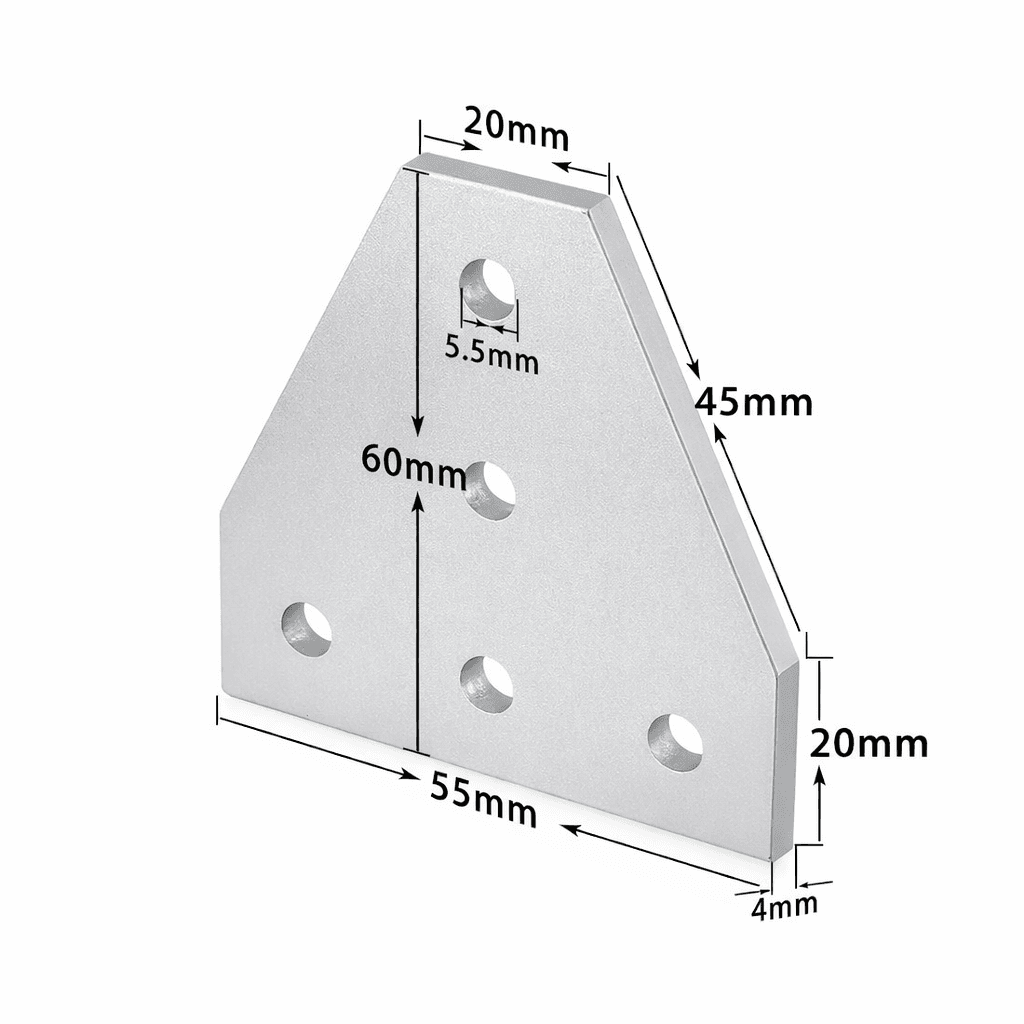 Joining Brackets Aluminium Extrusion Profile — GS-AP-013 — thumbnail 3